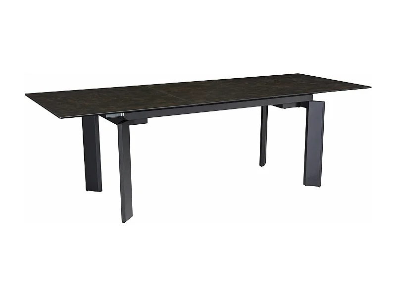Table de Salle à Manger 180 - 240 x 95 x 77 cm Extensible Céramique Grande Moderne