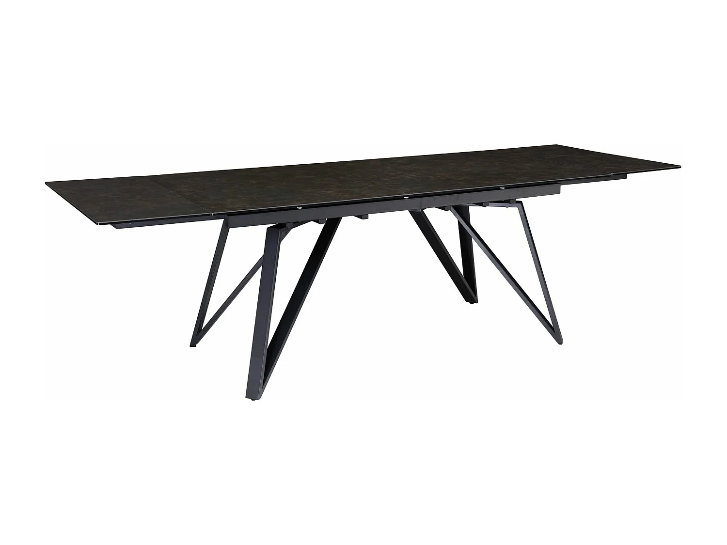 Table de Salle à Manger 180 - 260 x 95 x 76 cm Extensible Céramique Grande Moderne