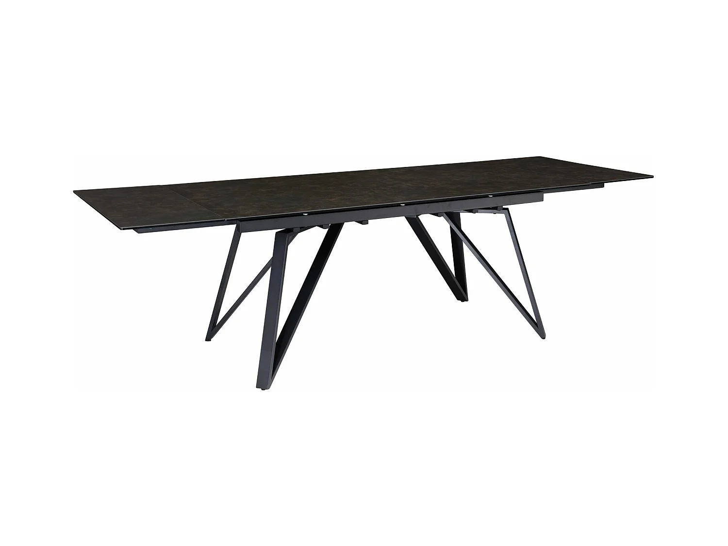 Table de Salle à Manger 180 - 260 x 95 x 76 cm Extensible Céramique Grande Moderne
