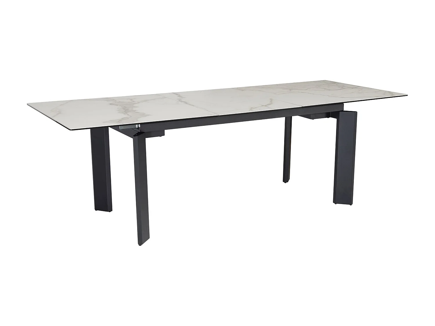 Table de Salle à Manger 180 - 240 x 95 x 77 cm Extensible Céramique Grande Moderne