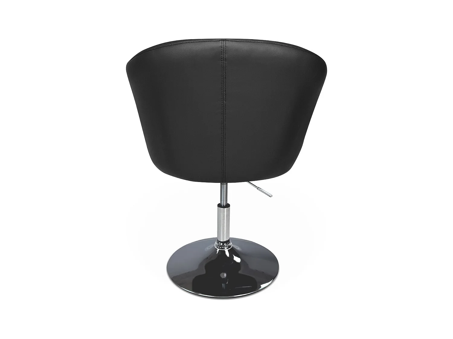 Sedia da ufficio regolabile in altezza, poltrona girevole nera – Balloon
