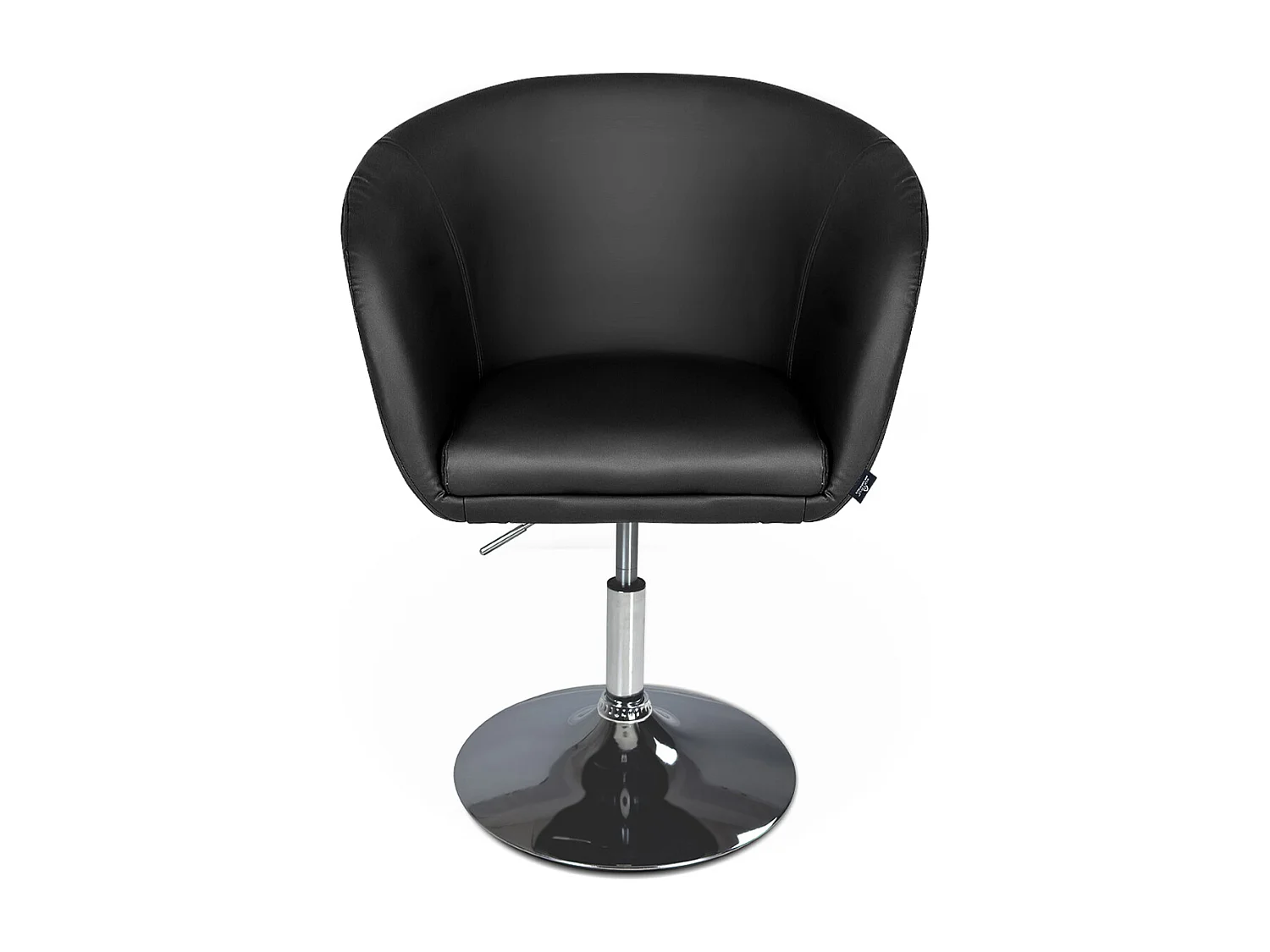 Sedia da ufficio regolabile in altezza, poltrona girevole nera – Balloon