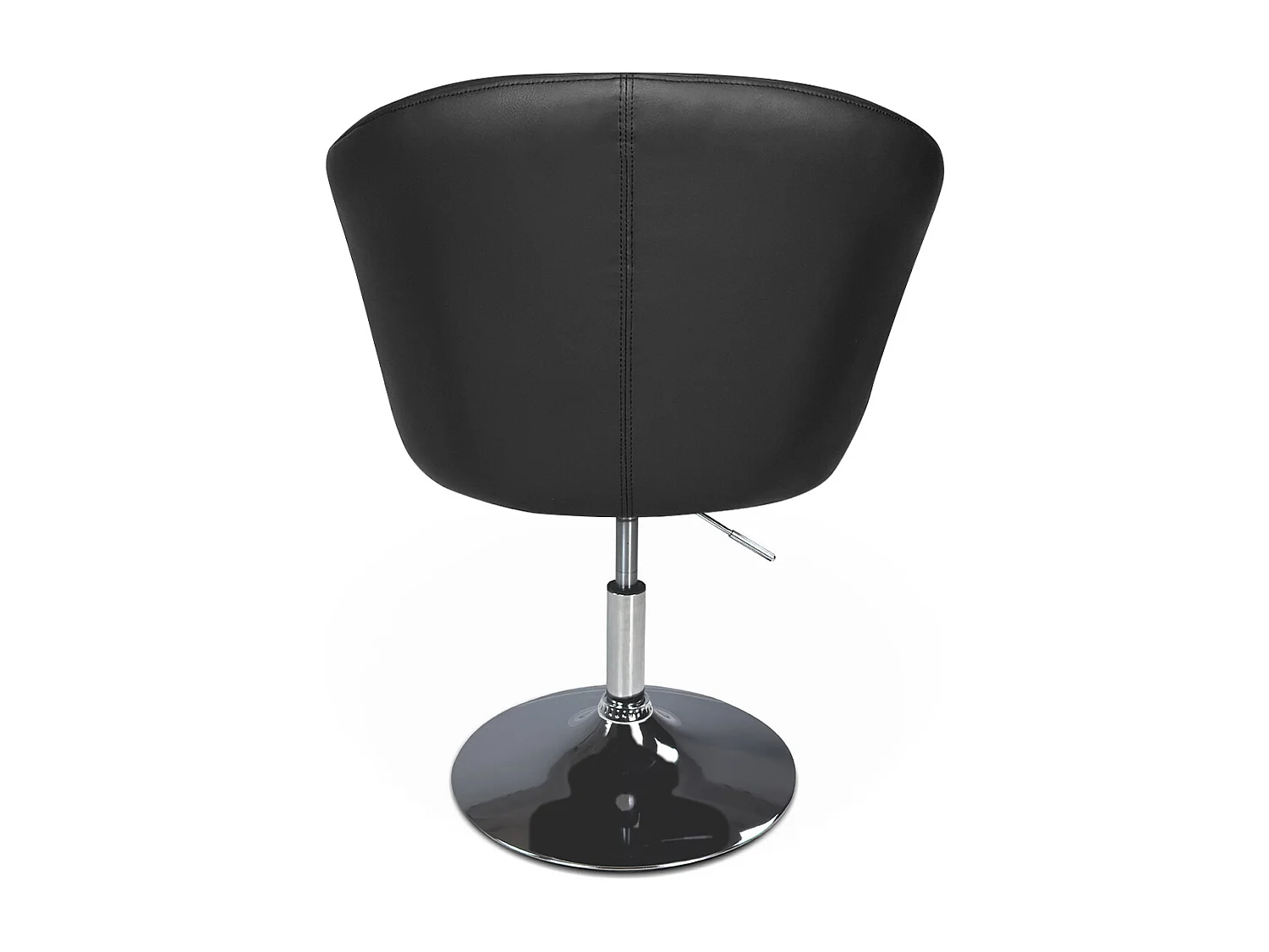 Sedia da ufficio regolabile in altezza, poltrona girevole nera – Balloon