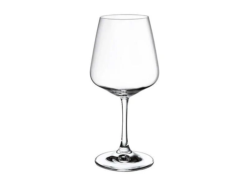 Set di 4 calici vino rosso in cristallo trasparente 590 ml, Ovid