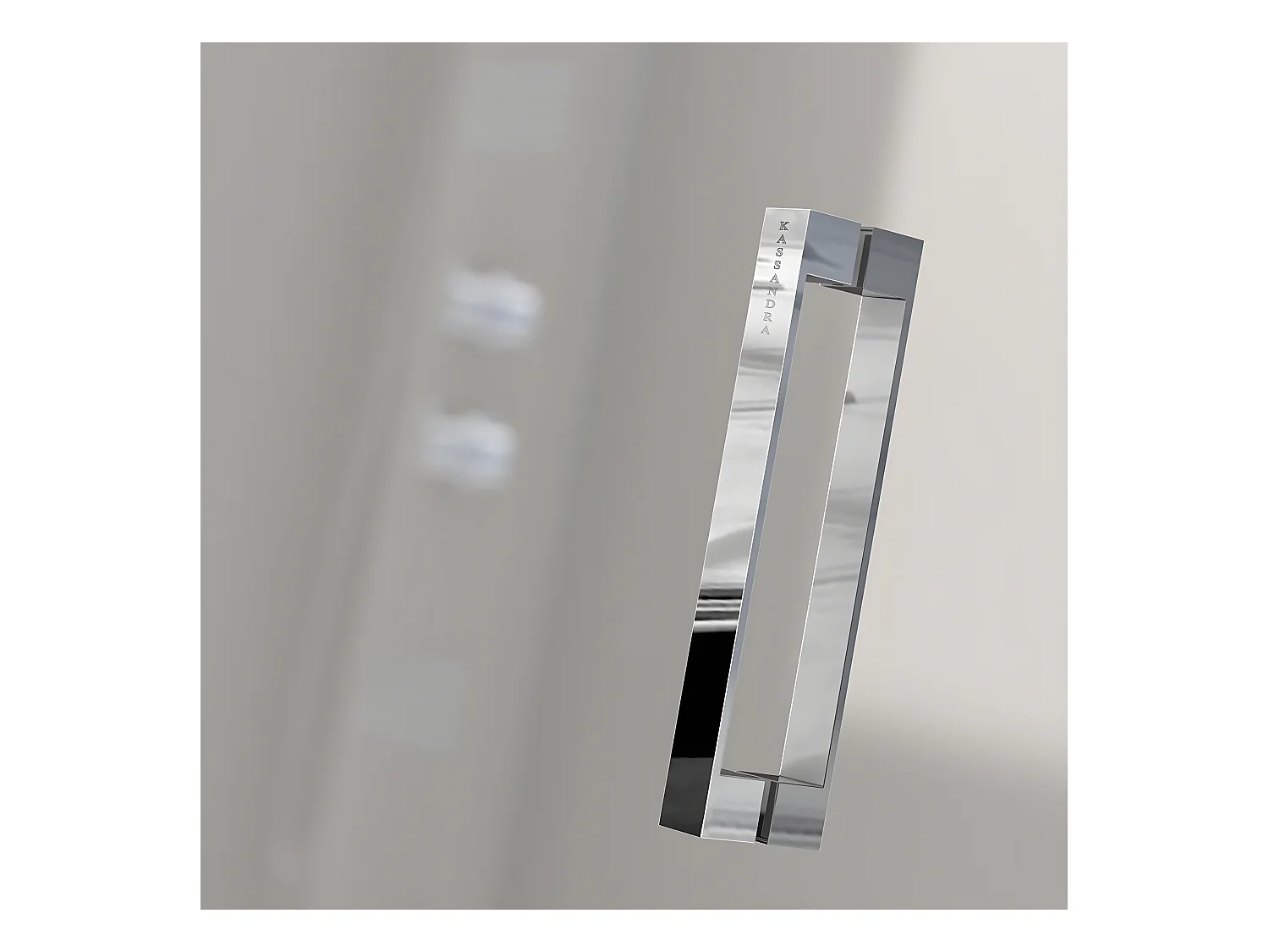 Frontal de ducha + Puerta Corredera 120 cm GLASÉ perfil Cromado Pared lateral: 66 - 69 cm