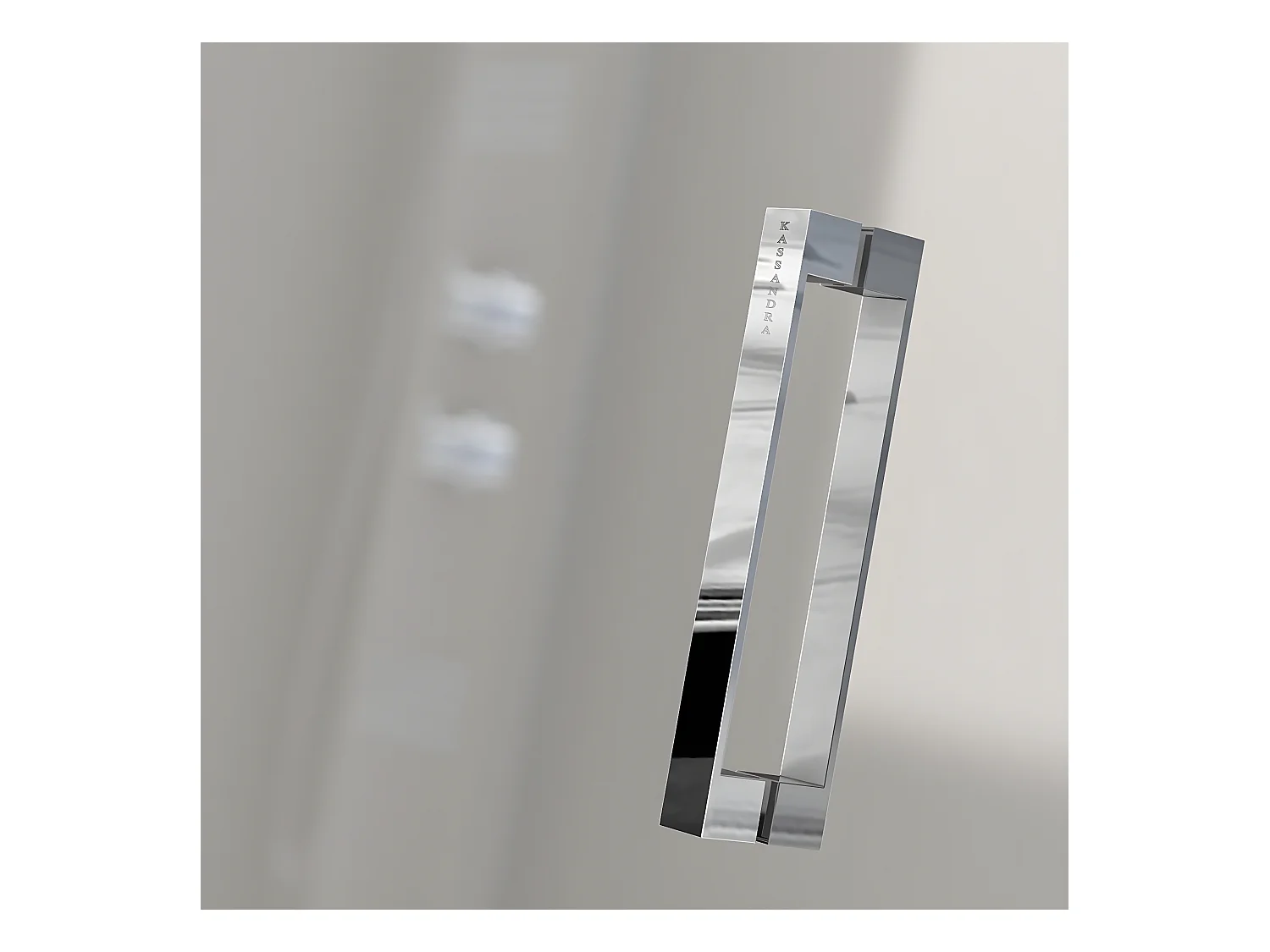 Frontal de ducha + Puerta Corredera 160 cm GLASÉ perfil Cromado Pared lateral: 76 - 79 cm