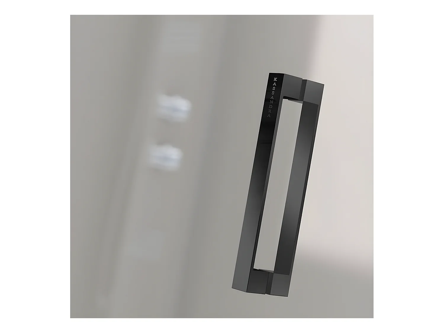 Frontal de ducha + Puerta Corredera 175 cm GLASÉ perfil Negro mate Pared lateral: 66 - 69 cm