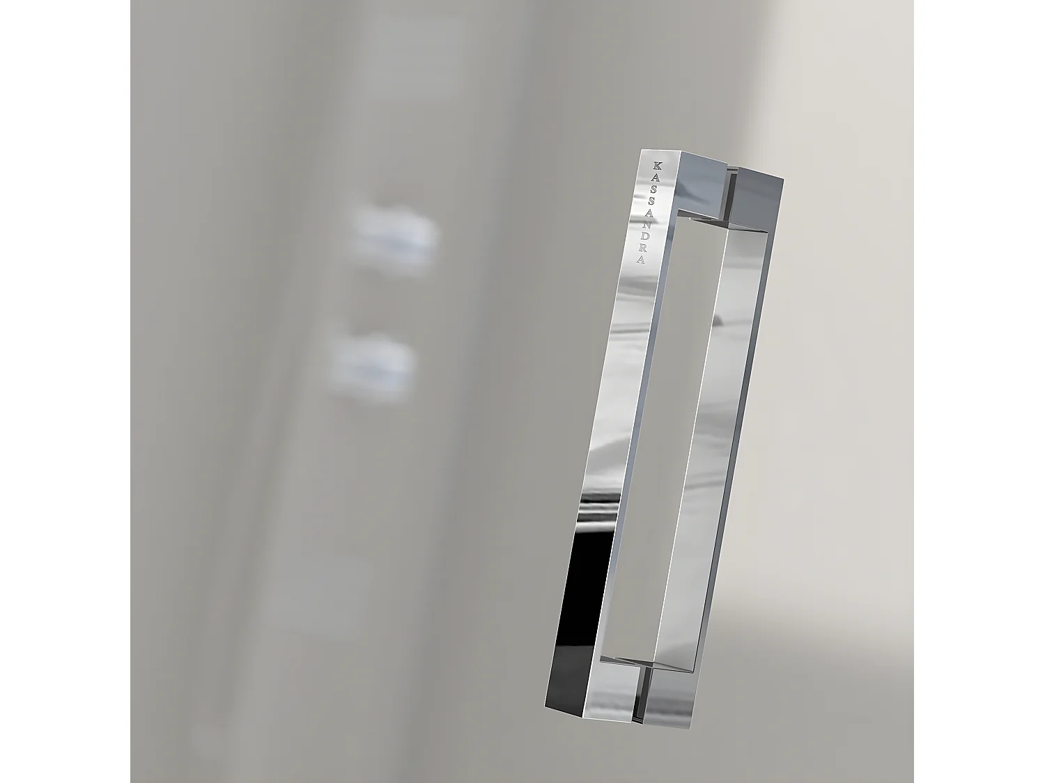 Frontal de ducha + Puerta Corredera 130 cm GLASÉ perfil Cromado Pared lateral: 66 - 69 cm