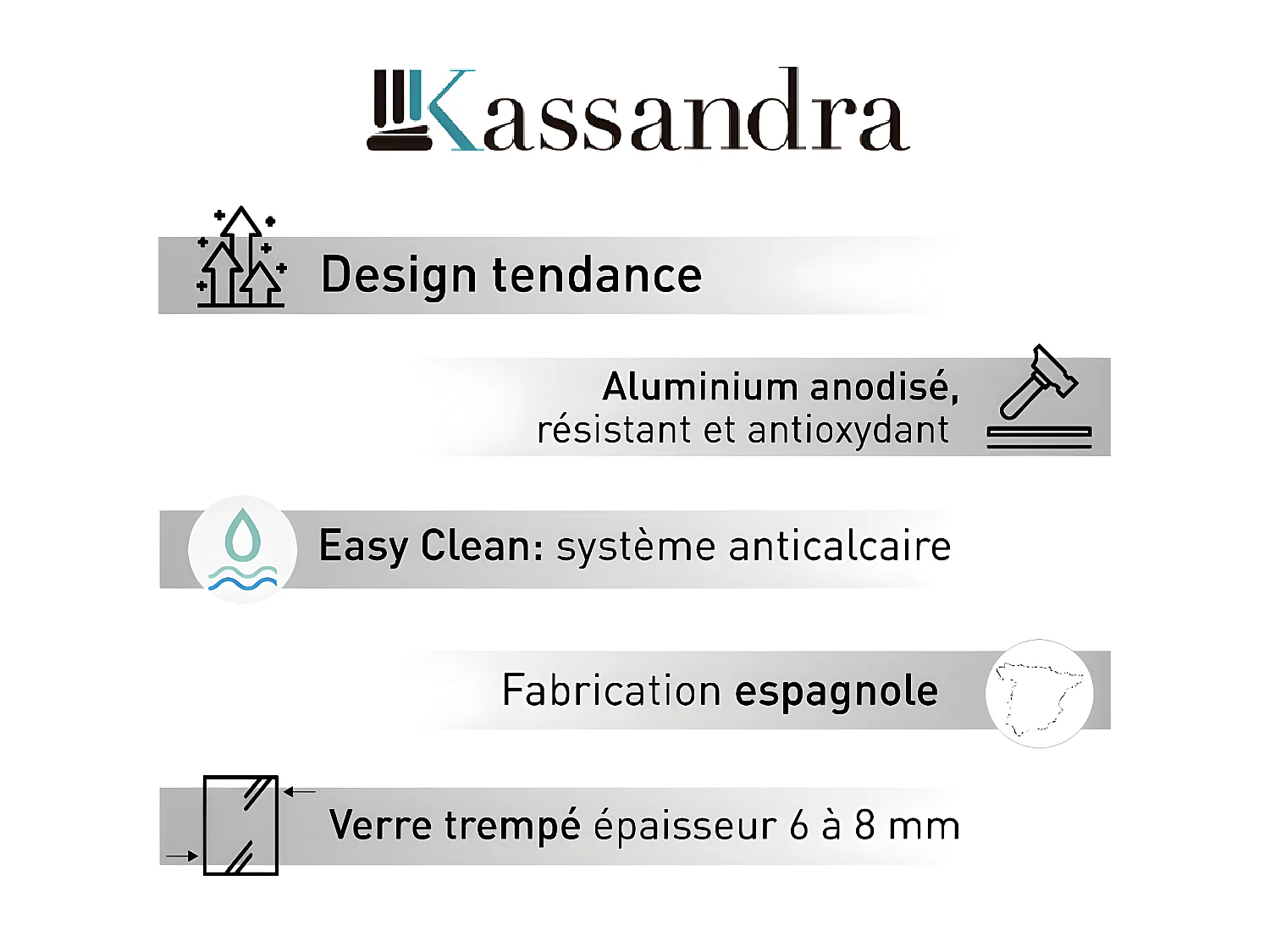 Frontal de ducha 2 Fijos  Lateral Fijo : 67 - 69 cm + 2 Puertas Correderas 180 cm 180 cm  BELLA  Lateral Fijo : 67 - 69 cm