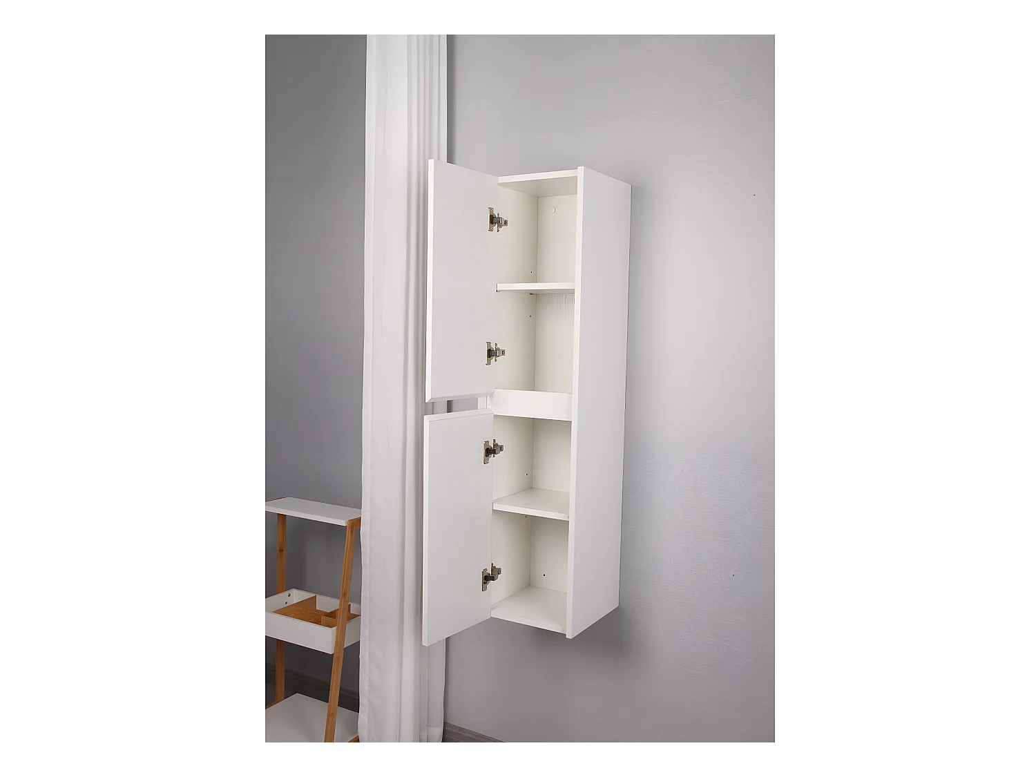 Hängeschrank FORTINA 30x120 cm weiß