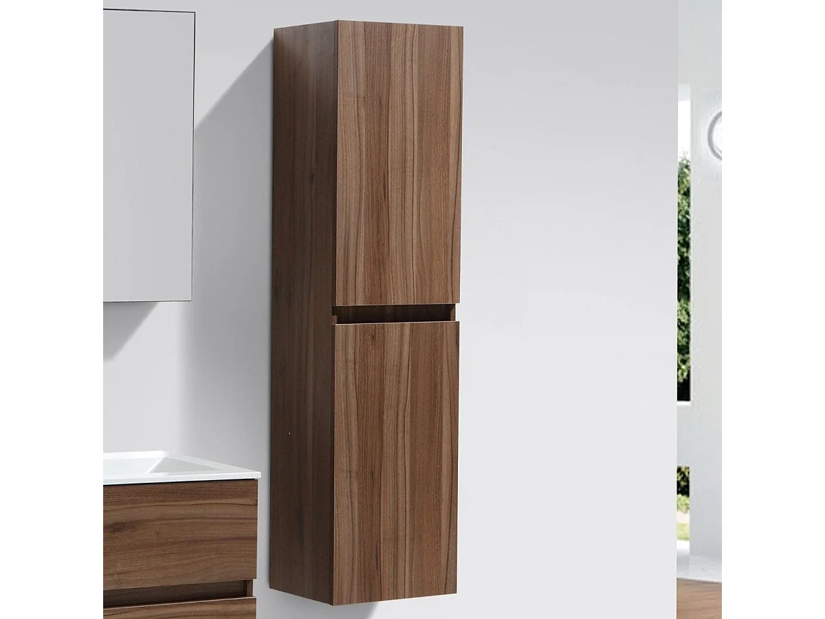 Mueble auxiliar columna 150cm SIENA tinte Nogal