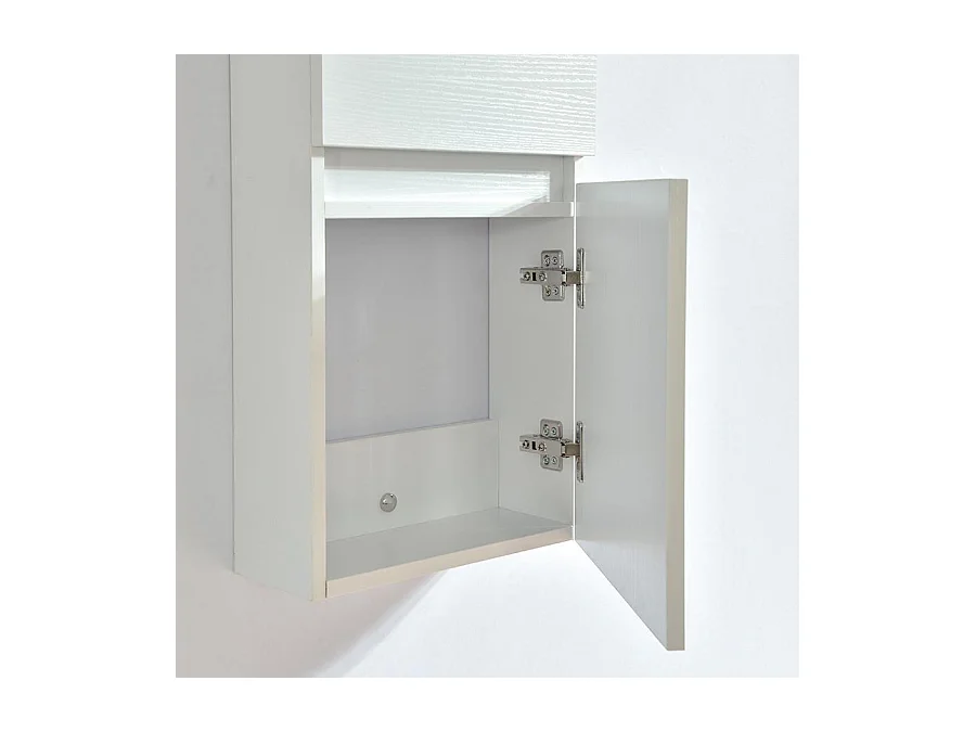 Armario ESSENTIEL 120 cm de largo acabado en fibra de madera blanco