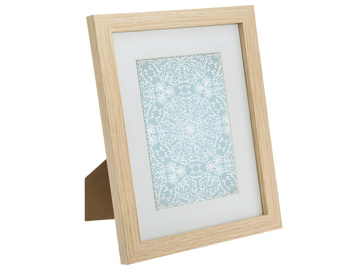 Lot 5 Cadres Photos en bois et verre de 3 tailles différentes