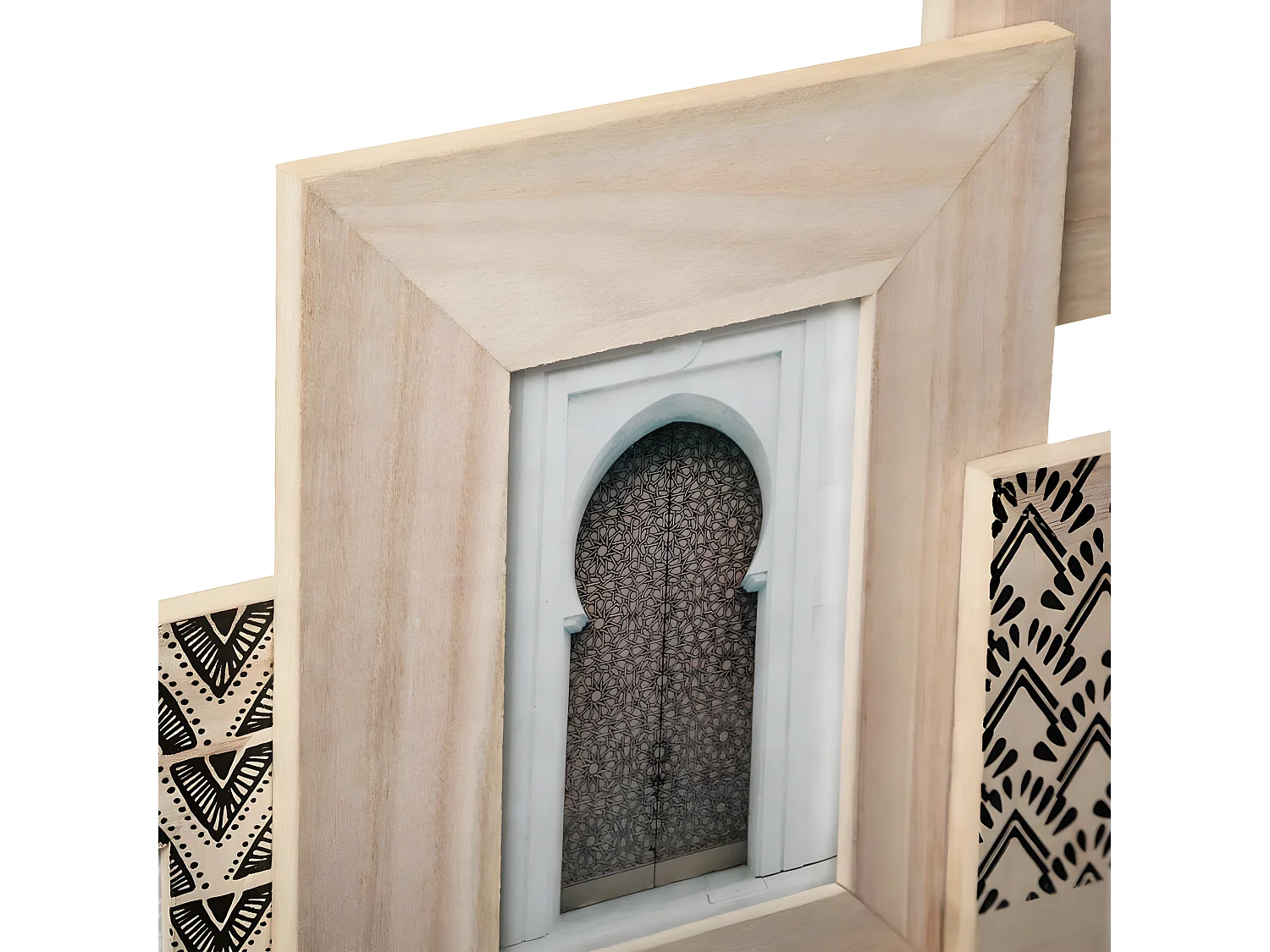 Cadre Pêle-mêle Multivues 9 Photos en Bois de Paulownia 89 x 61 cm