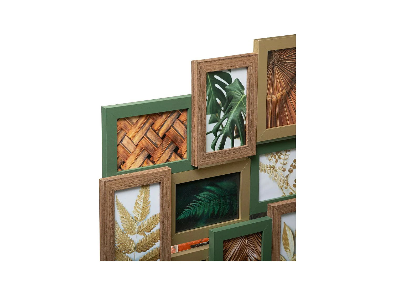 Pêle-mêle Multivues 12 Photos en Bois  65 x 51 cm