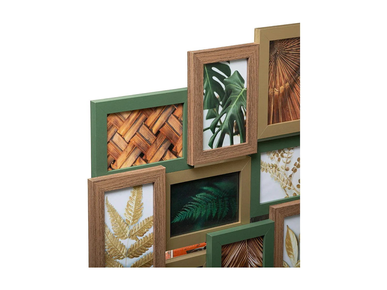 Pêle-mêle Multivues 12 Photos en Bois  65 x 51 cm