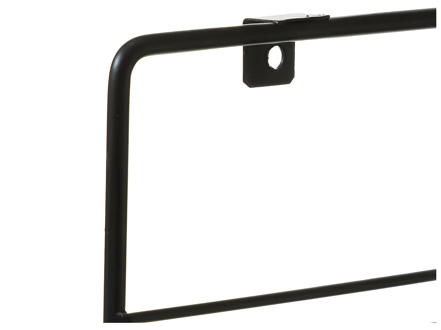 Présentoir mural Porte Photos à suspendre en Métal Noir