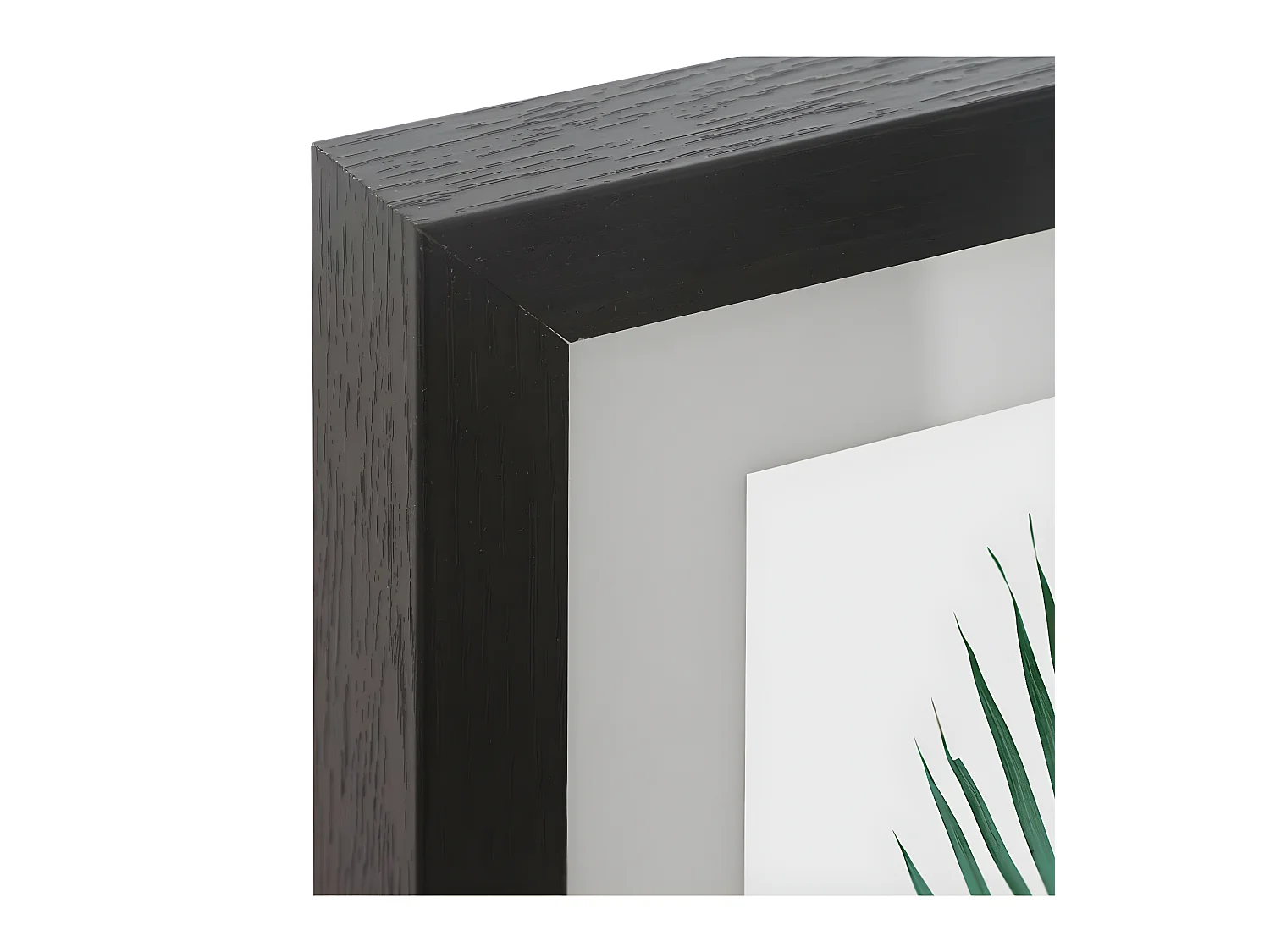 Lot de 5 Cadres Photos en bois et verre de 3 tailles différentes