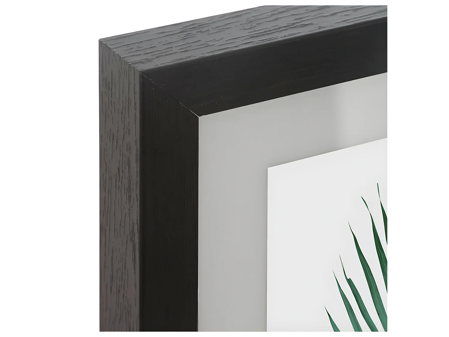 Lot de 5 Cadres Photos en bois et verre de 3 tailles différentes