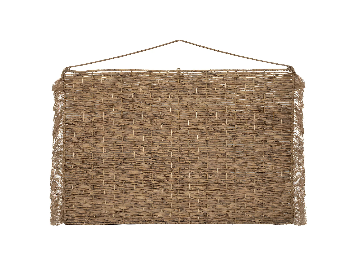 Tête de lit en métal et jacinthe 178 x 110 cm