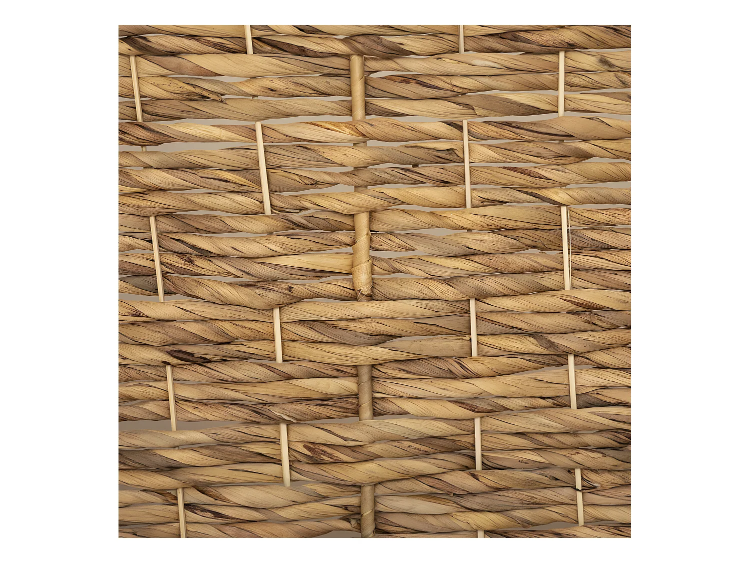 Tête de lit en métal et jacinthe 178 x 110 cm