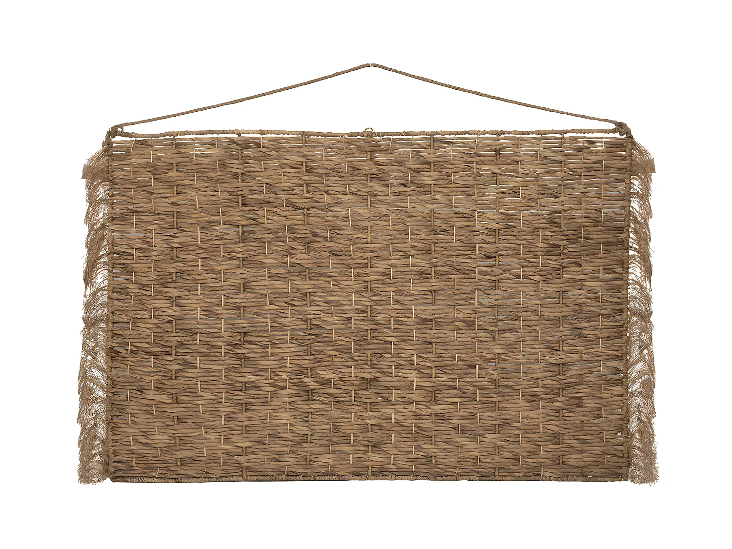 Tête de lit en métal et jacinthe 178 x 110 cm