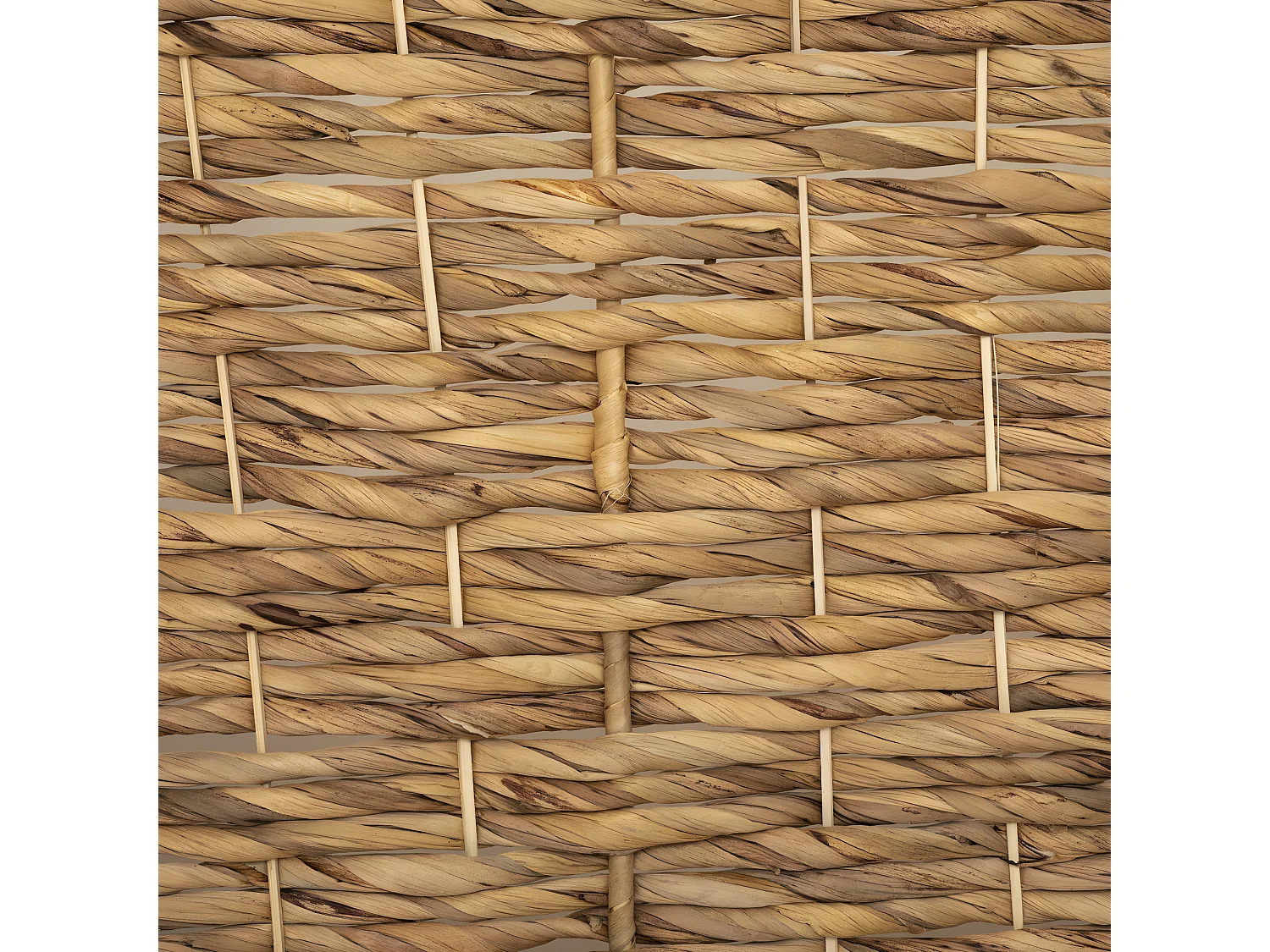 Tête de lit en métal et jacinthe 178 x 110 cm