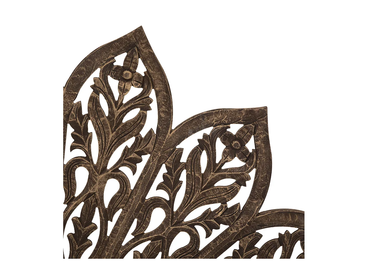Tête de lit Rosace ajourée en bois sculpté 160 x 120 cm