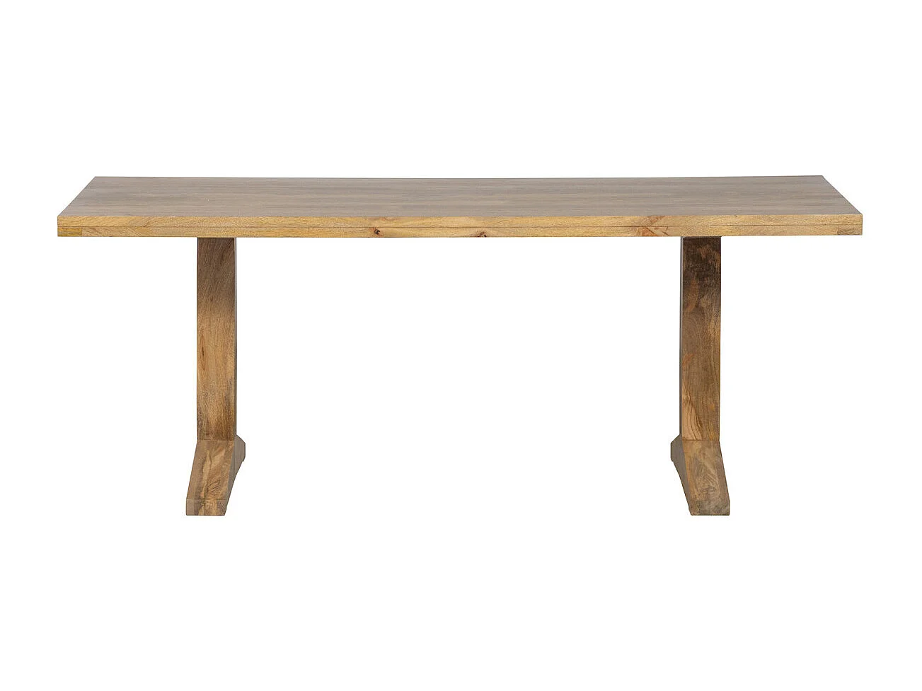 DECK - Table de repas en bois de manguier doré L 200