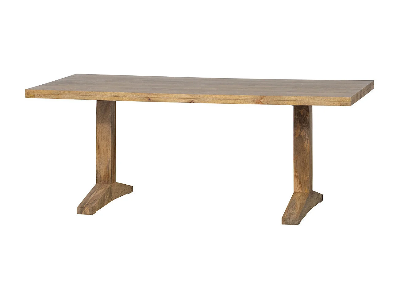 DECK - Table de repas en bois de manguier doré L 200