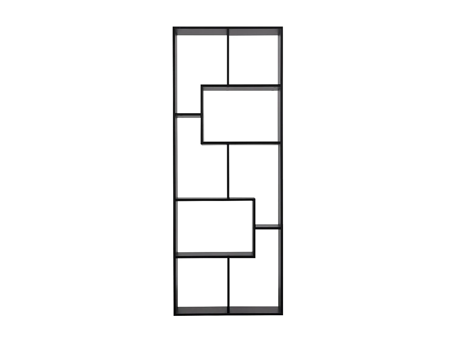 Libreria multiforme a 8 ripiani nero JANE