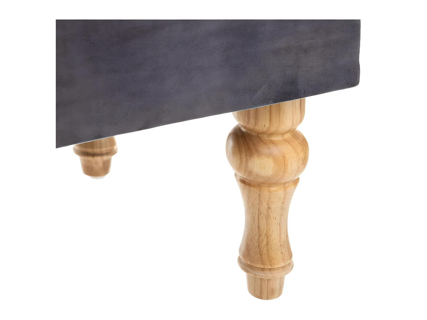 2 en 1 Banquette et Coffre en velours 102 x 38 x 41 cm