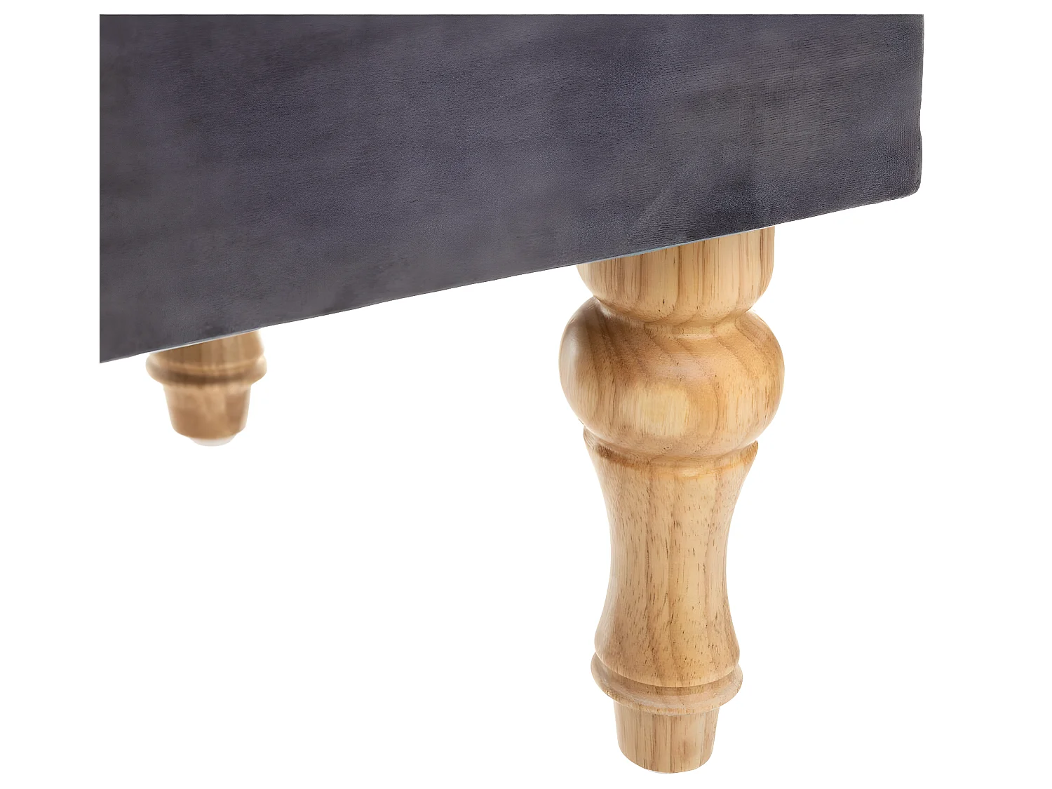 2 en 1 Banquette et Coffre en velours 102 x 38 x 41 cm