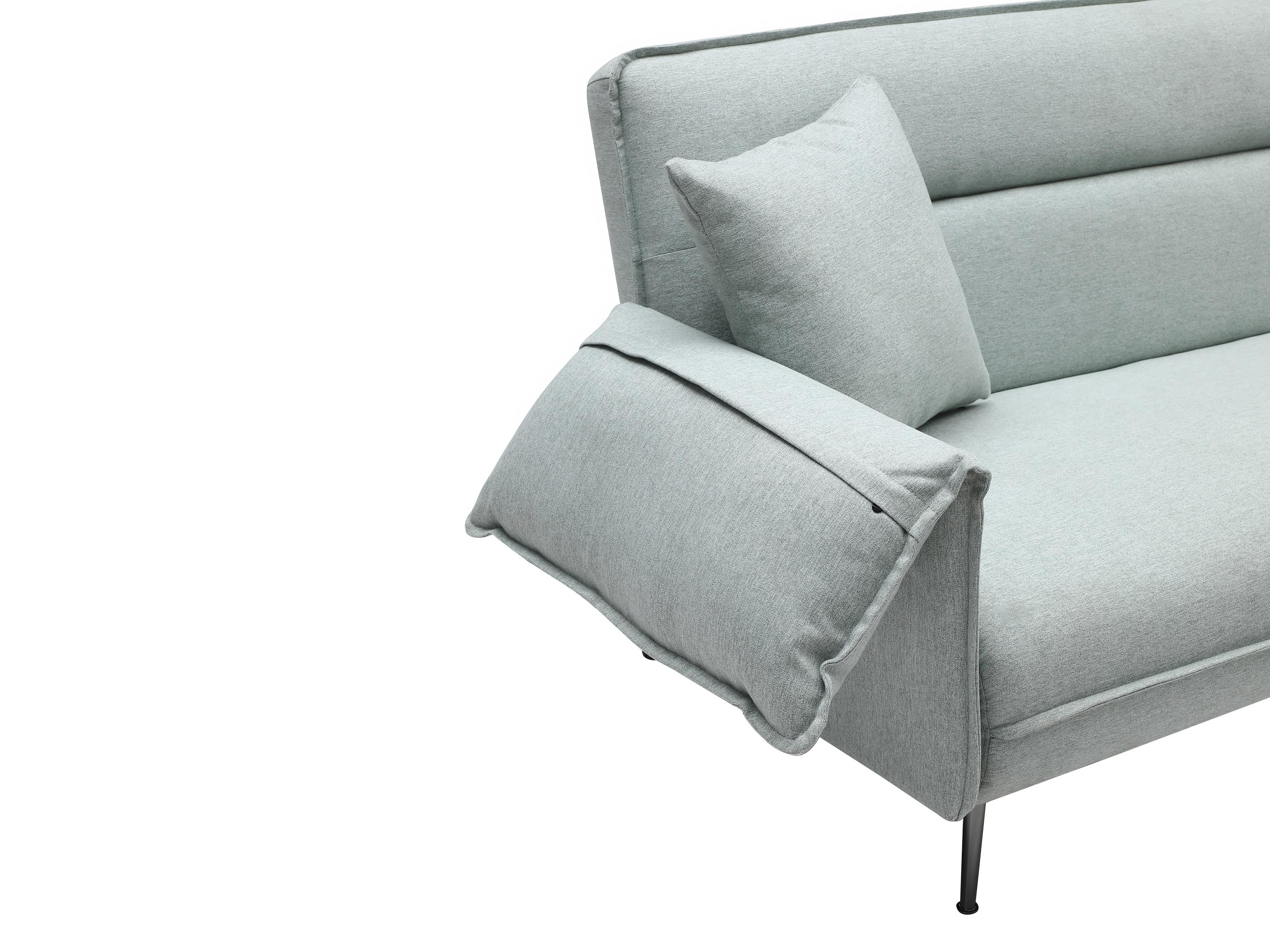 Divano letto a 3/4 posti grigio chiné Olivia