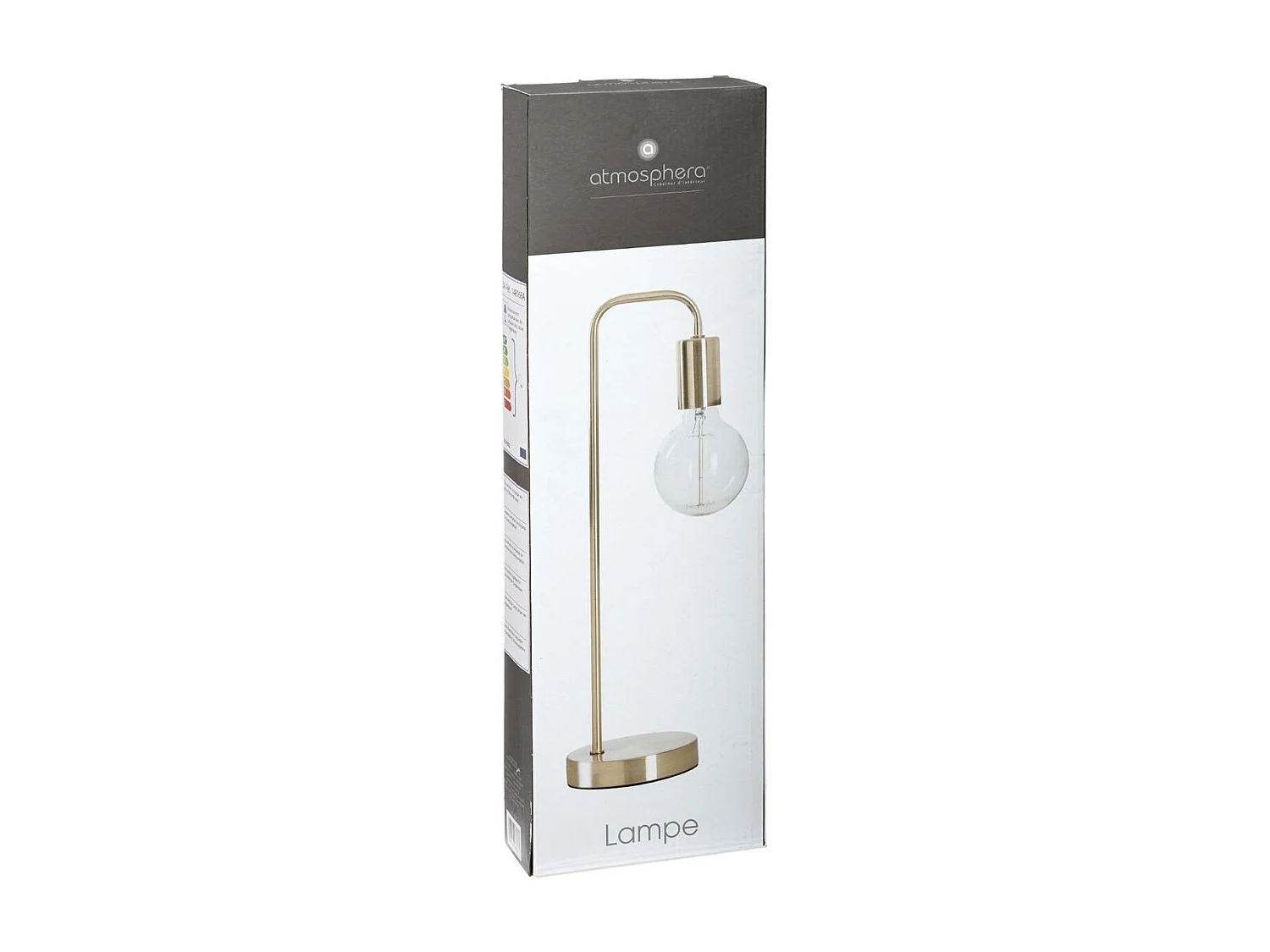 Lampe à poser en Métal Bronze H 45.5 cm