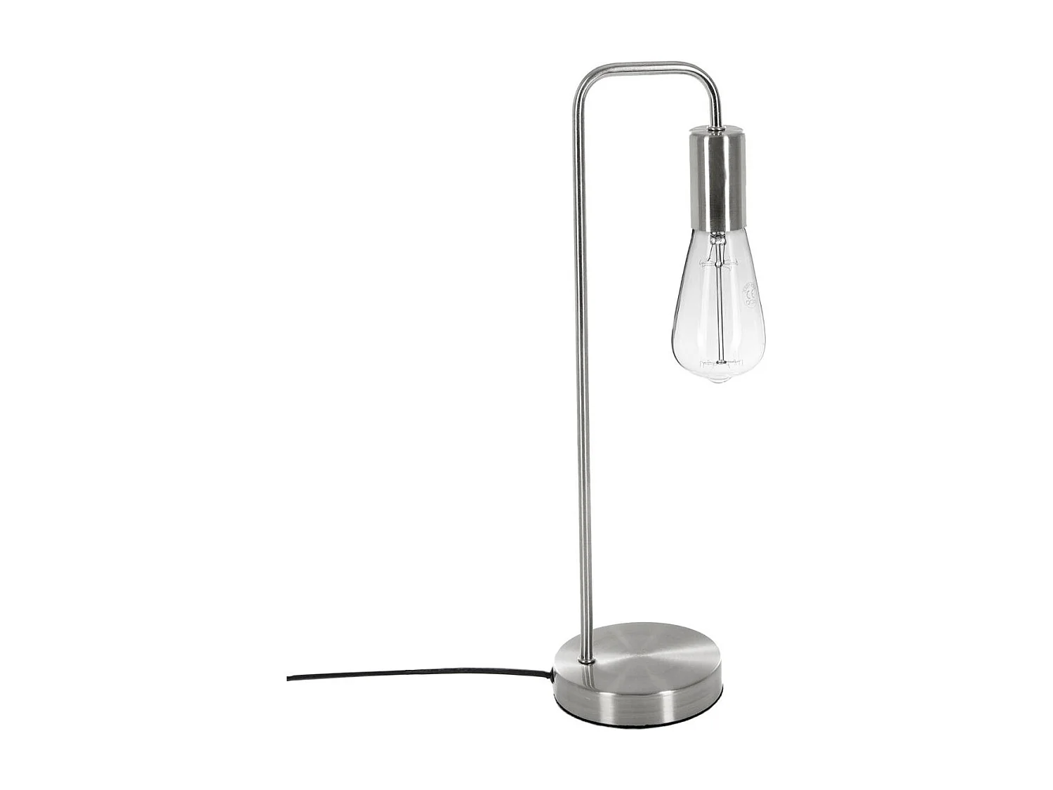 Lampe à poser en Métal Argent H 45.5 cm