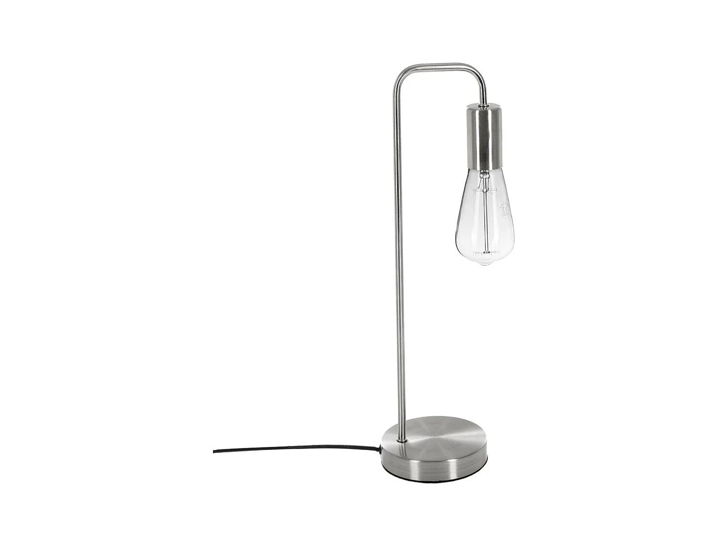 Lampe à poser en Métal Argent H 45.5 cm