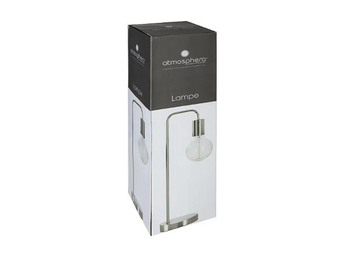 Lampe à poser en Métal Argent H 45.5 cm