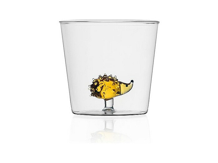 Ichendorf Milano Tumbler cactus roze bloem, collectie Desert Plants, 35 cl, borosilicaatglas, handgemaakt