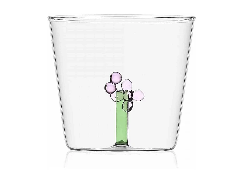 Szklanka z szkła borokrzemowego, I, przezroczysty 350 ml, Greenwood Alfabeto Fiorito