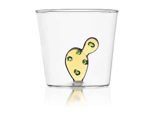 Gobelet en verre borosilicate, Cactus, ambre 350 ml, Desert Plants
