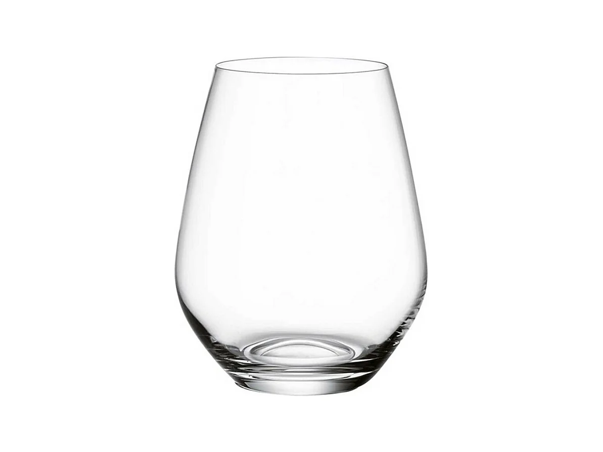 Set de 4 verres à eau en cristal transparent 420 ml, Ovid