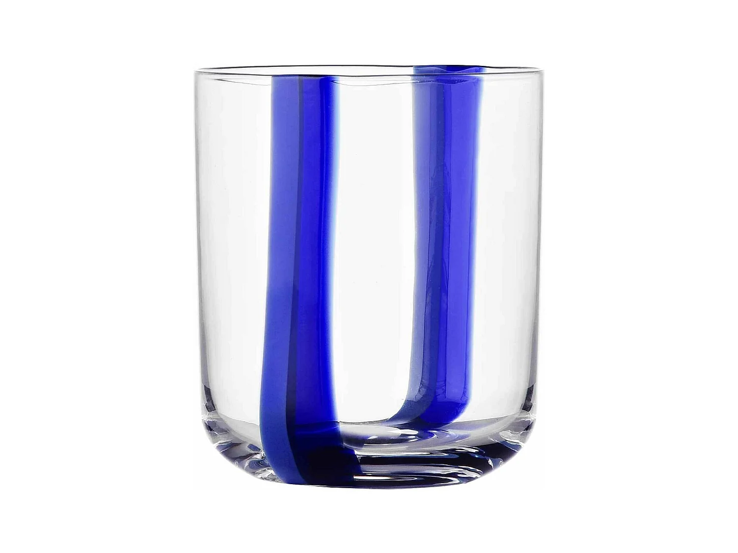 Gobelet en verre borosilicate bleu/bleu clair 350 ml, Gesti