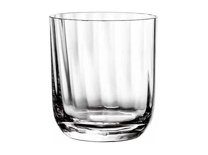 Set mit 4 Wassergläsern aus Kristall transparent 250 ml, Rose Garden