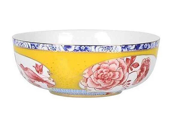 Middelgrote kom van porselein multicolor D17 cm, Royal