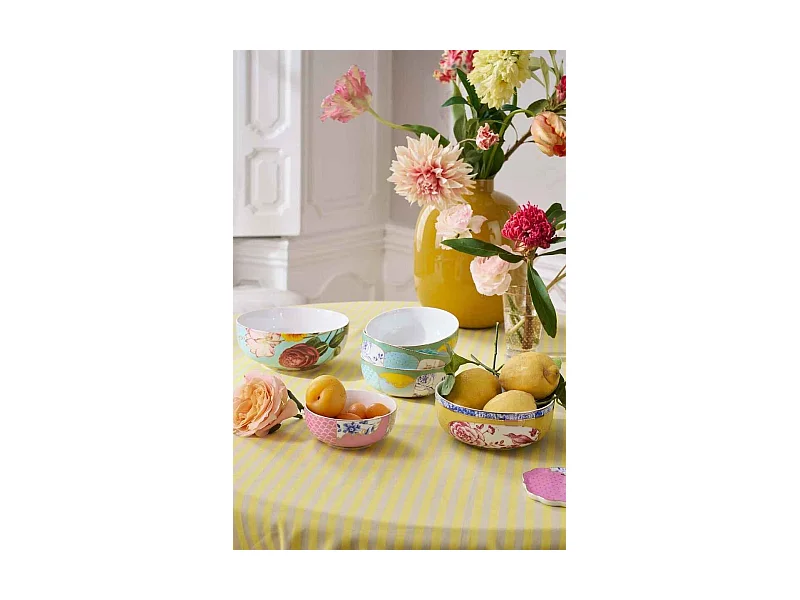 Bol moyen en porcelaine multicolore D17 cm, Royal