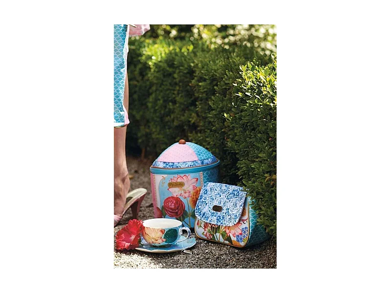 Tasse à thé avec soucoupe en porcelaine multicolore 225 ml, Royal