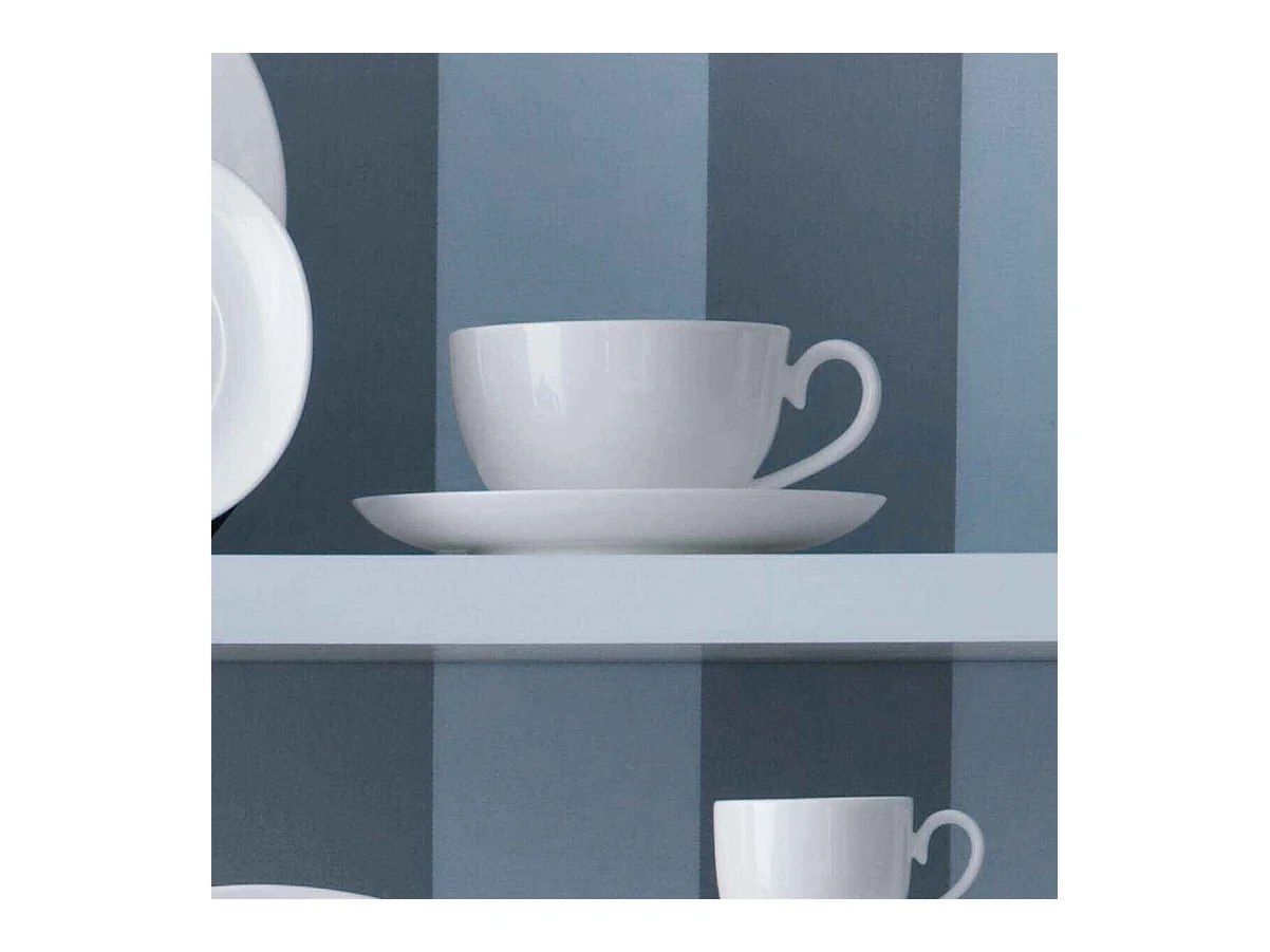 Tasse à thé avec soucoupe en porcelaine blanc 230 ml, Royal