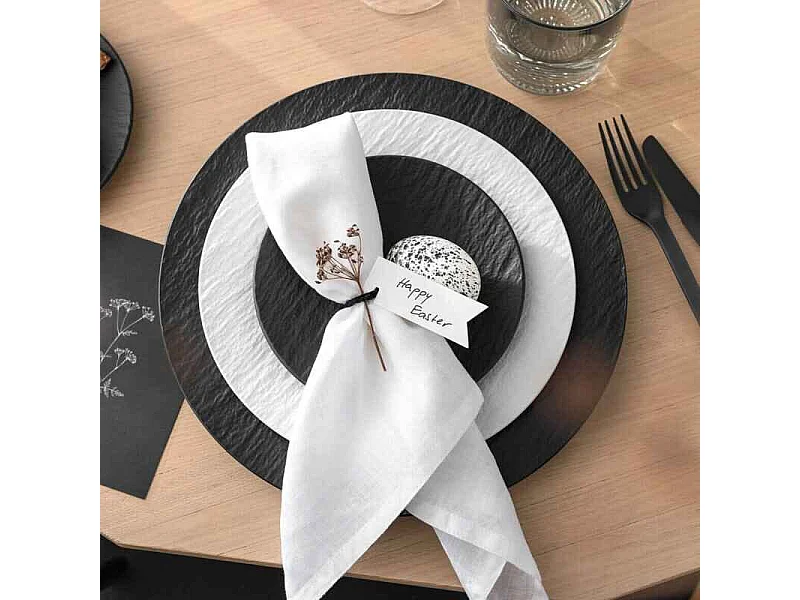 Bol en porcelaine noir D14 cm, Manufacture Rock