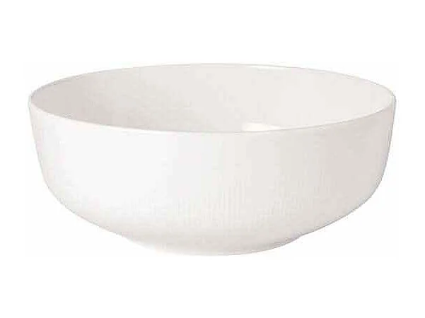 Saladeira de porcelana branco D26.5 cm, Afina